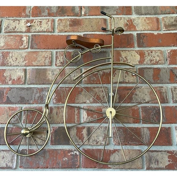 Vintage Metal Bicycle Wall Art Decor - Picture 4 of 11